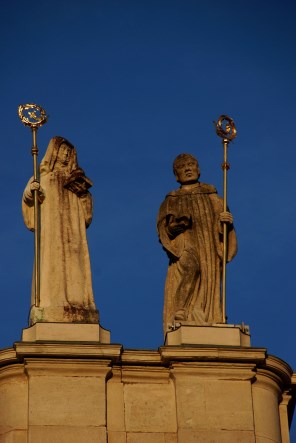 하이덴하임의 성녀 발부르가와 성 비니발도_photo by DALIBRI_on the west facade of the Cathedral Church of the Blessed Virgin Mary and St Willibald and St Salvator in Eichstatt_Germany.JPG